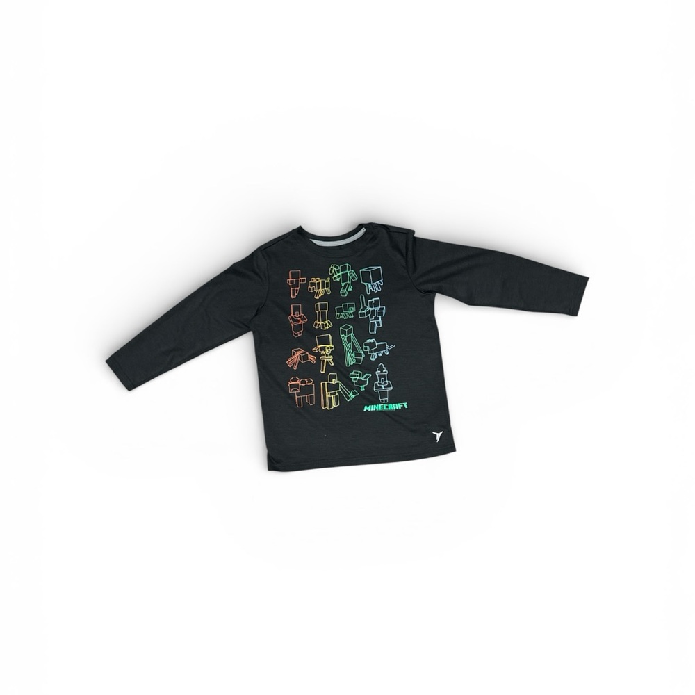 Old Navy Black Long Sleeve Tee with Colorful Graphic activewear